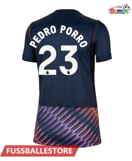 Günstige Tottenham Hotspur Pedro Porro #23 Auswärtstrikot Damen 2026-27 Kurzarm